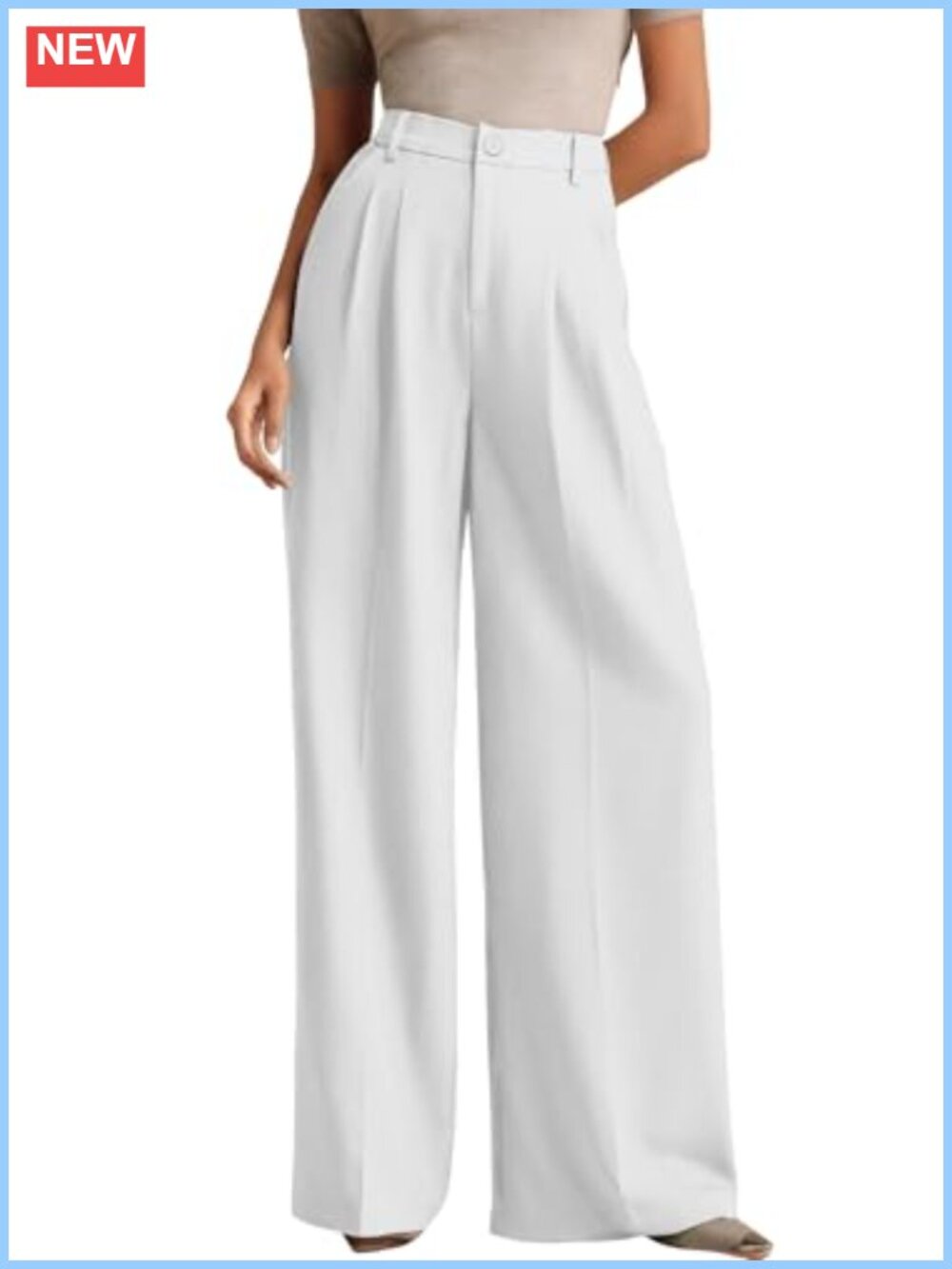 Wide Leg Dress Pants High Waisted with Pockets